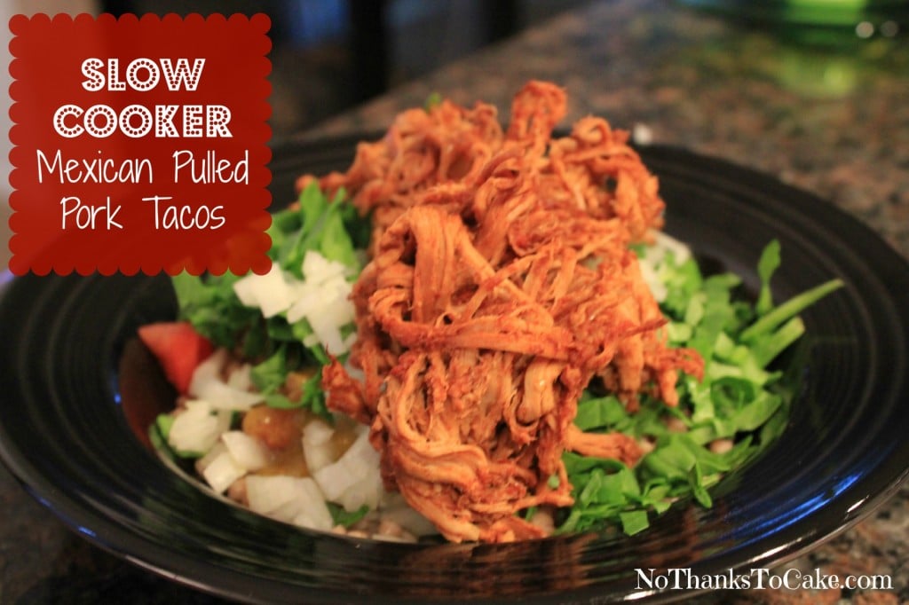 Slow Cooker Mexican Pulled Pork Tacos