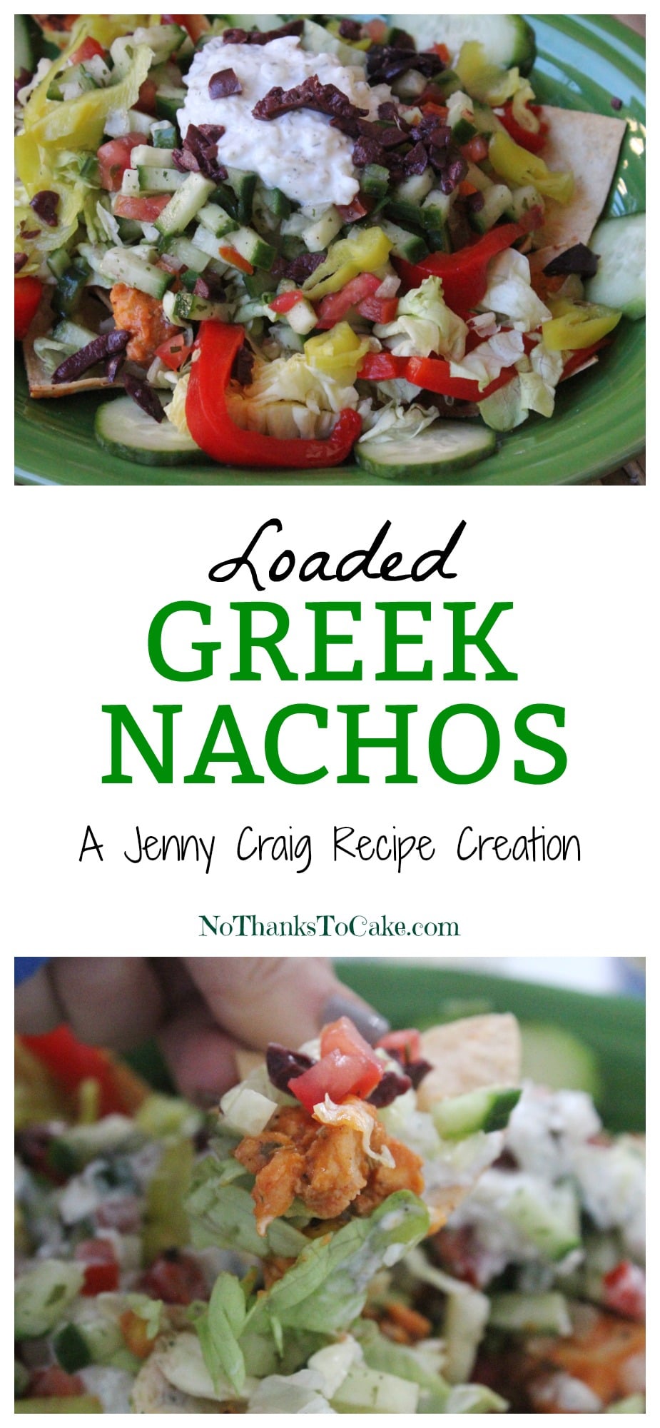 Jenny Craig Recipe Creation: Loaded Greek Nachos